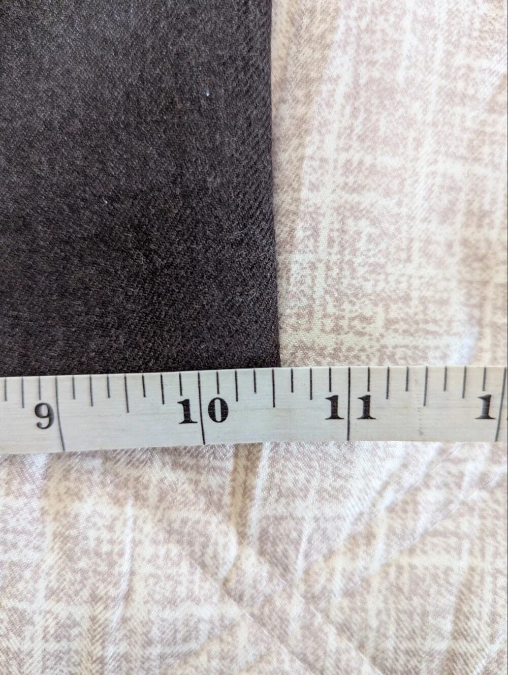 Alex Mill Jeremy Pleated Trouser In Wool Flannel Chocolate 35 x 32
